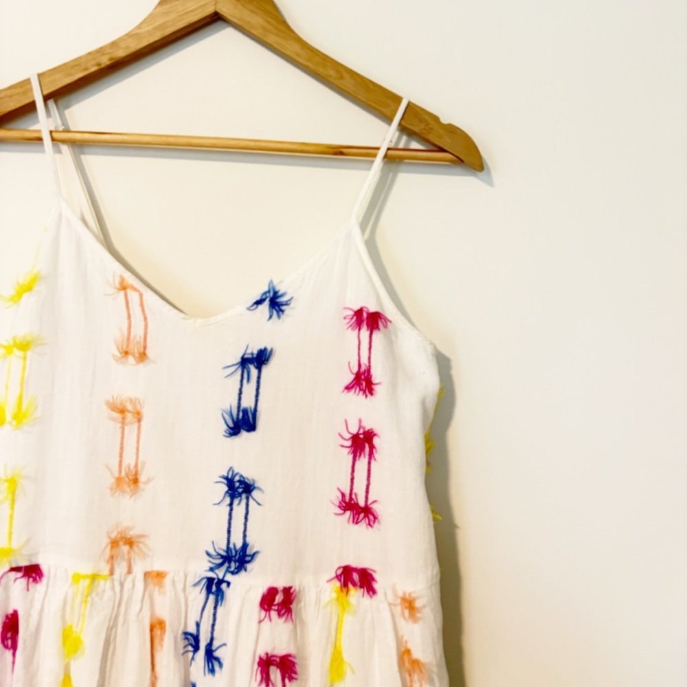 Lou & Grey White Fringe Cami Dress - Picture 3 of 8